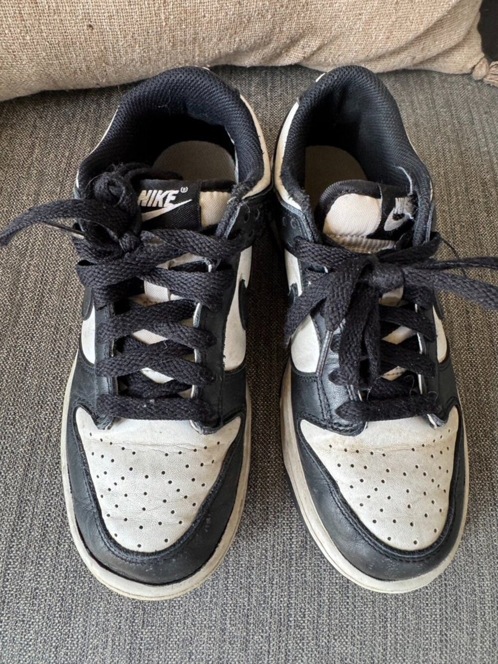 Nike Dunk Low Panda Black White Kids GS